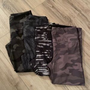 Athletic Leggings: set of 4